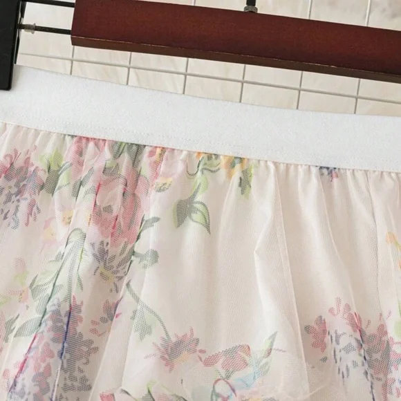 💐 PLUS Floral Tulle Skirt 💐 - Picture 5 of 5
